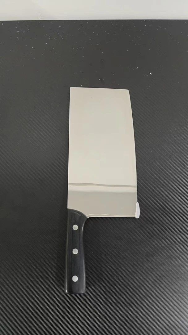 镜面大切片家用菜刀切菜切肉超锋利切片两用刀厨师西厨刀