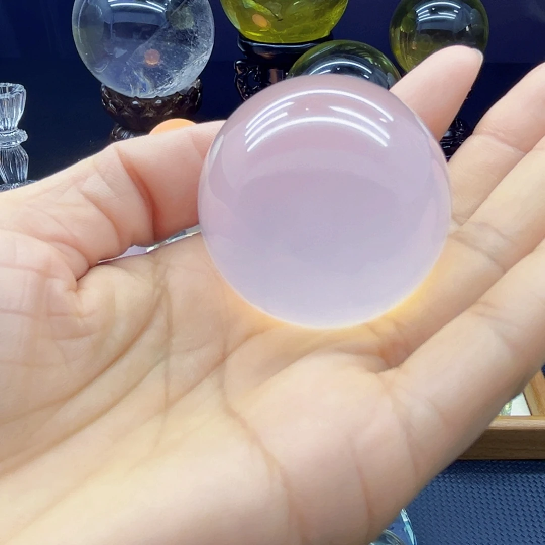 水晶珠宝半成品银S925镶嵌4.4公分