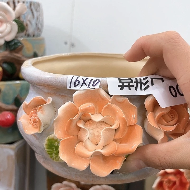 红陶粗陶多肉花盆