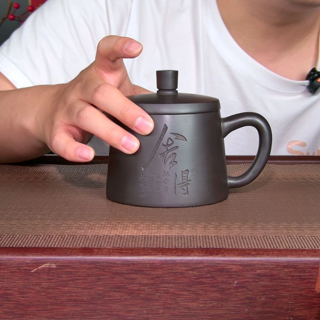 茶杯紫砂高货放漏