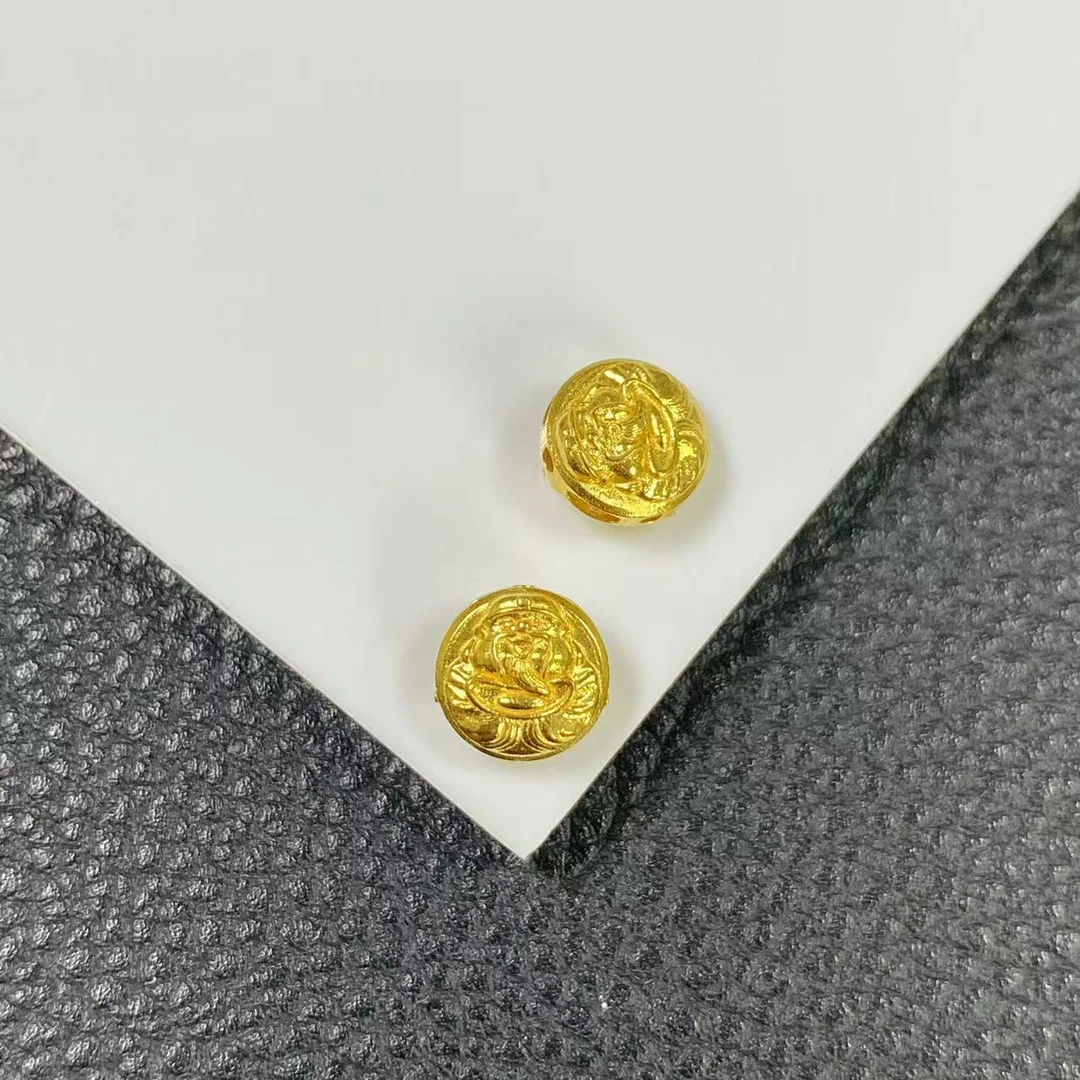 「戴琴珠宝」YZ4712-18K金财神配件-HH(多样性发其一)