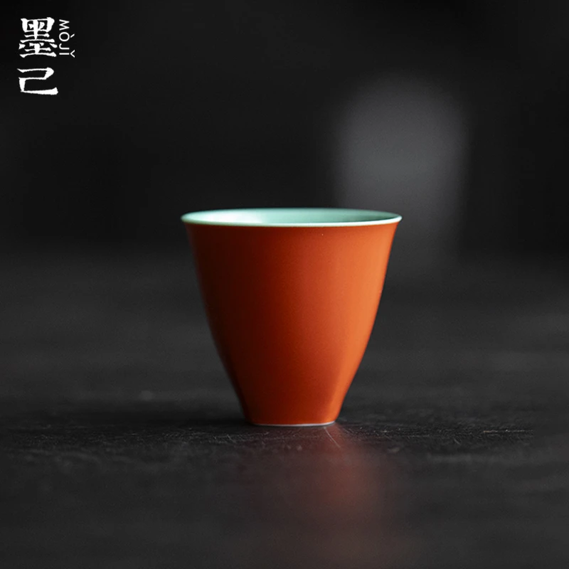 墨己 故宫红-松石绿-有方茶杯