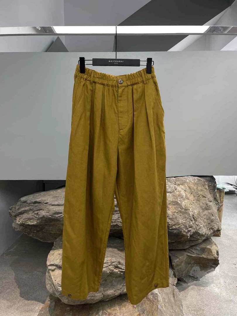 【SOEUR】25早春PAN1614VERNON 巴黎设计师褶皱休闲裤