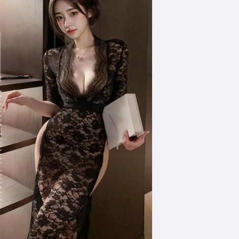 大码秘书纯欲内衣性感约会战袍诱惑制服蕾丝火辣女秋冬