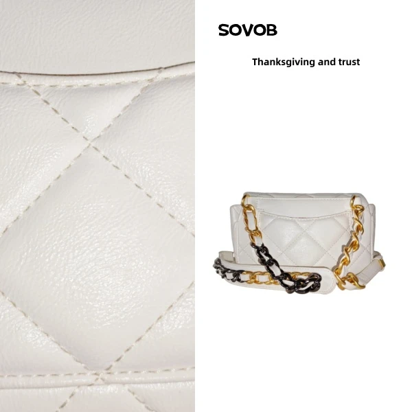 时尚百搭新款女包 19 mini 0436 C19 MINI 白色 3色链条