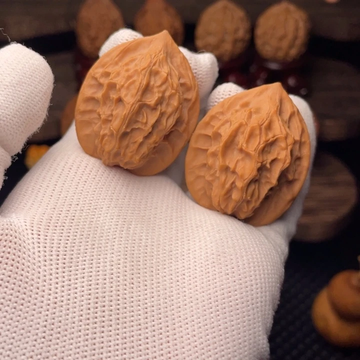 c***o文玩核桃把件秦岭野生山魄系列剑槊33全