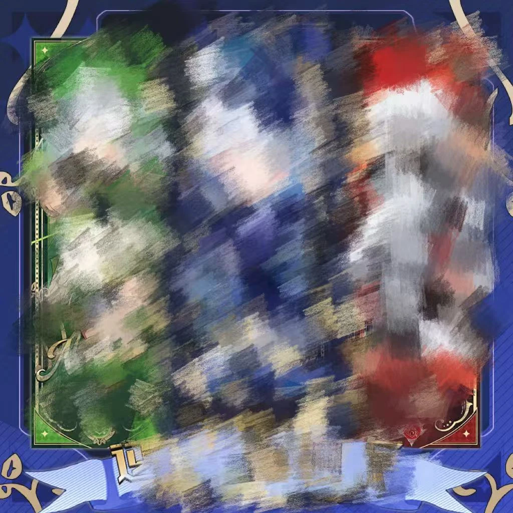 游戏周边二次元动漫逆向镭射票角色双面书签礼品挂饰