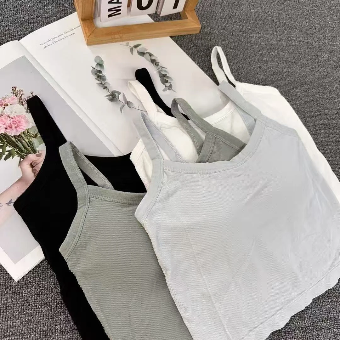009#拍一发二通勤运动网红短款时尚百搭打底背心