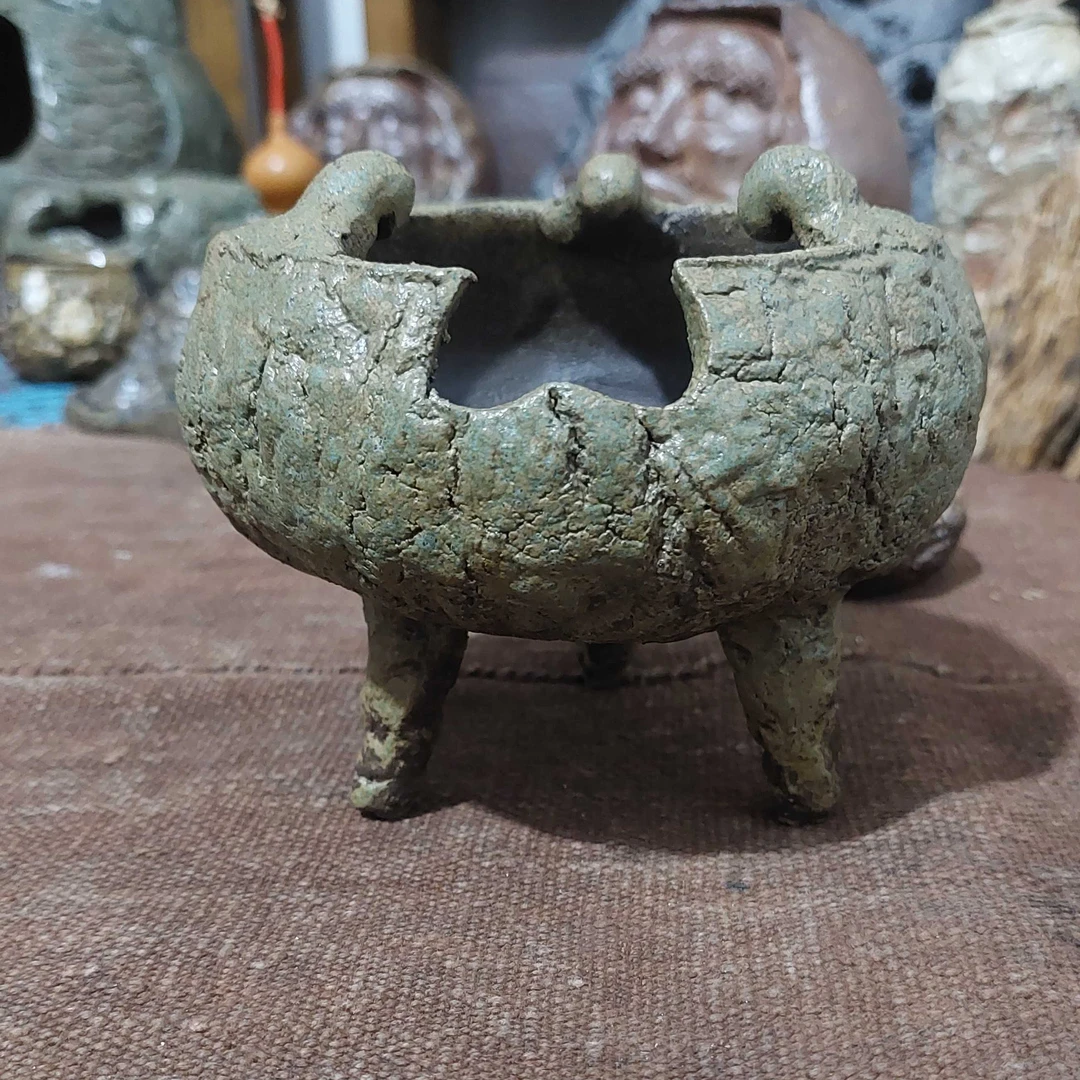 三足 温茶炉