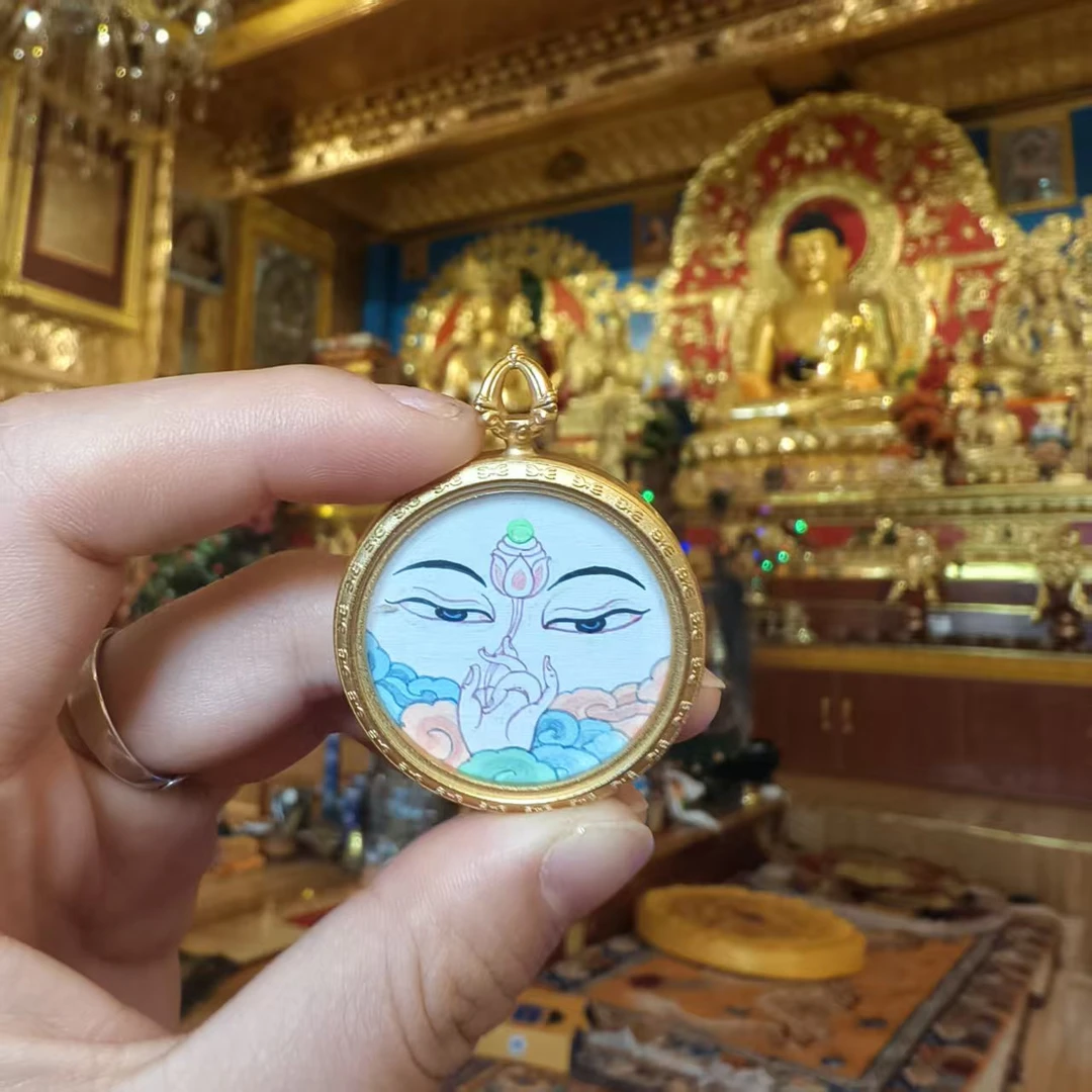 观老师---热贡纯手绘