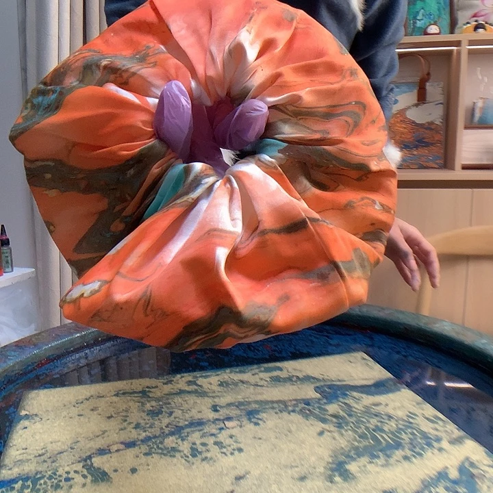 帆布福袋非遗大漆头花