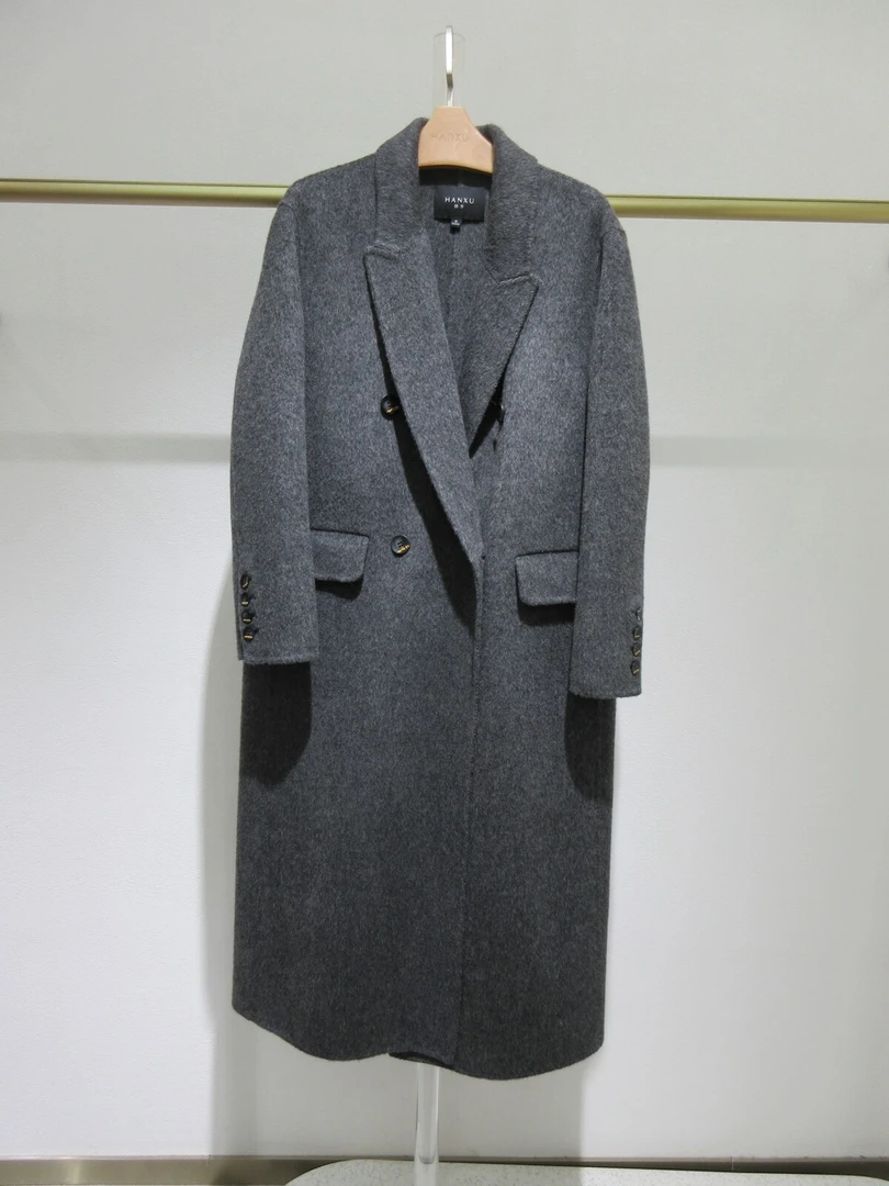 【达人专属】韩序新款时尚毛呢外套2628AS062