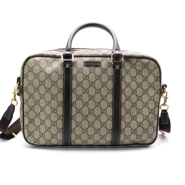 95新 GUCCI/古驰 Gucci古驰老花双G公文包 1065