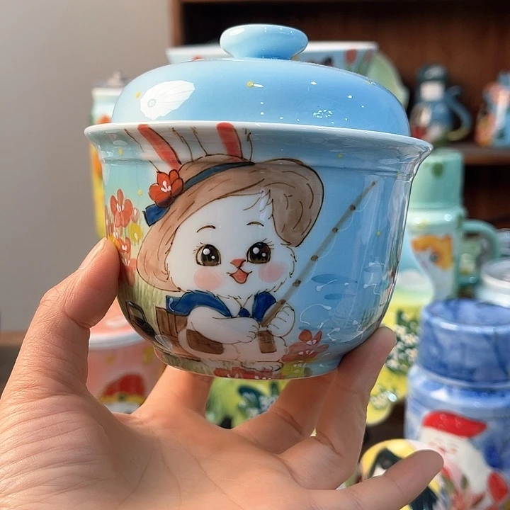 陶景德镇釉下手绘陶瓷