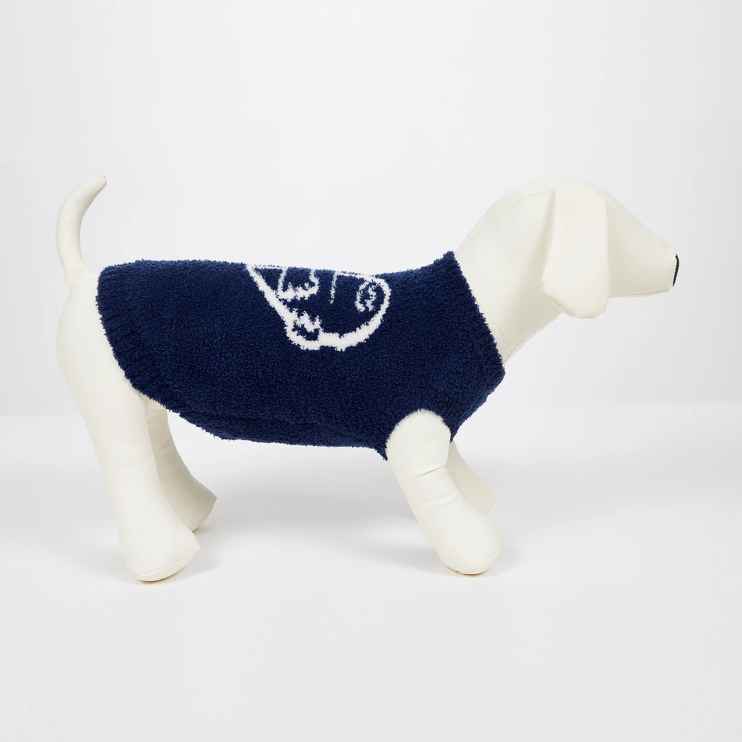 杰克琼斯xBIGHUG联名款宠物狗狗玩偶可爱图案冬季装饰衣服