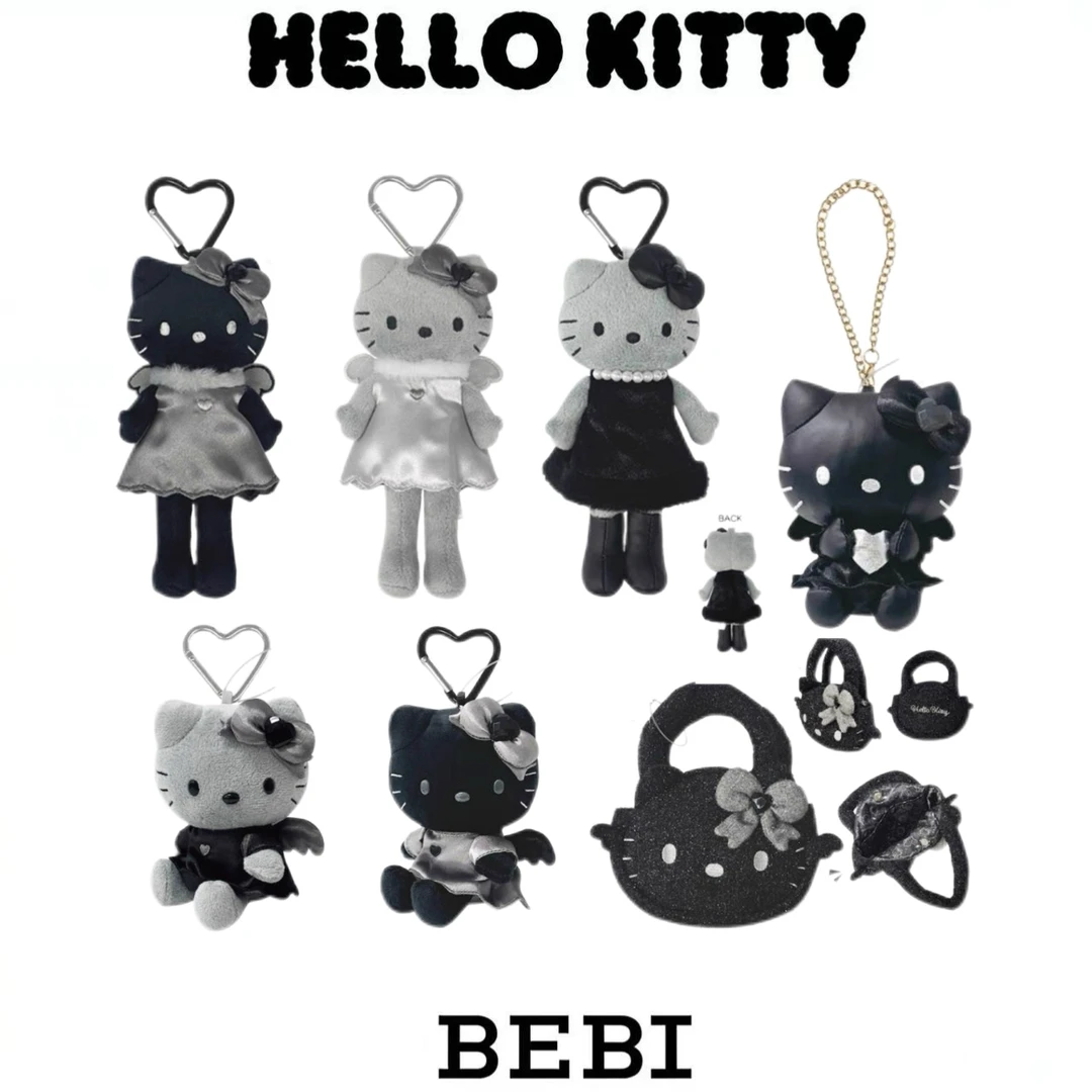 【日版正版】Hello Kitty x NIC 黑白灰天使恶魔系列挂件
