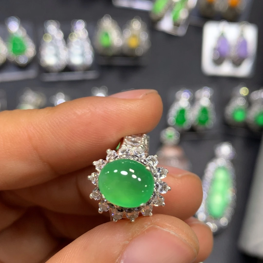 定制翡翠未镶嵌时尚买断不退