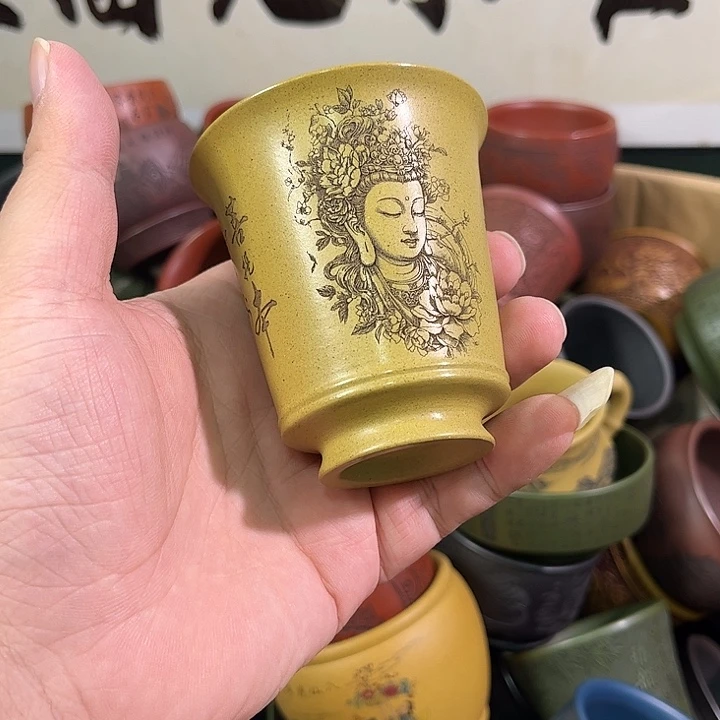 茶杯紫砂全手工紫砂主人杯