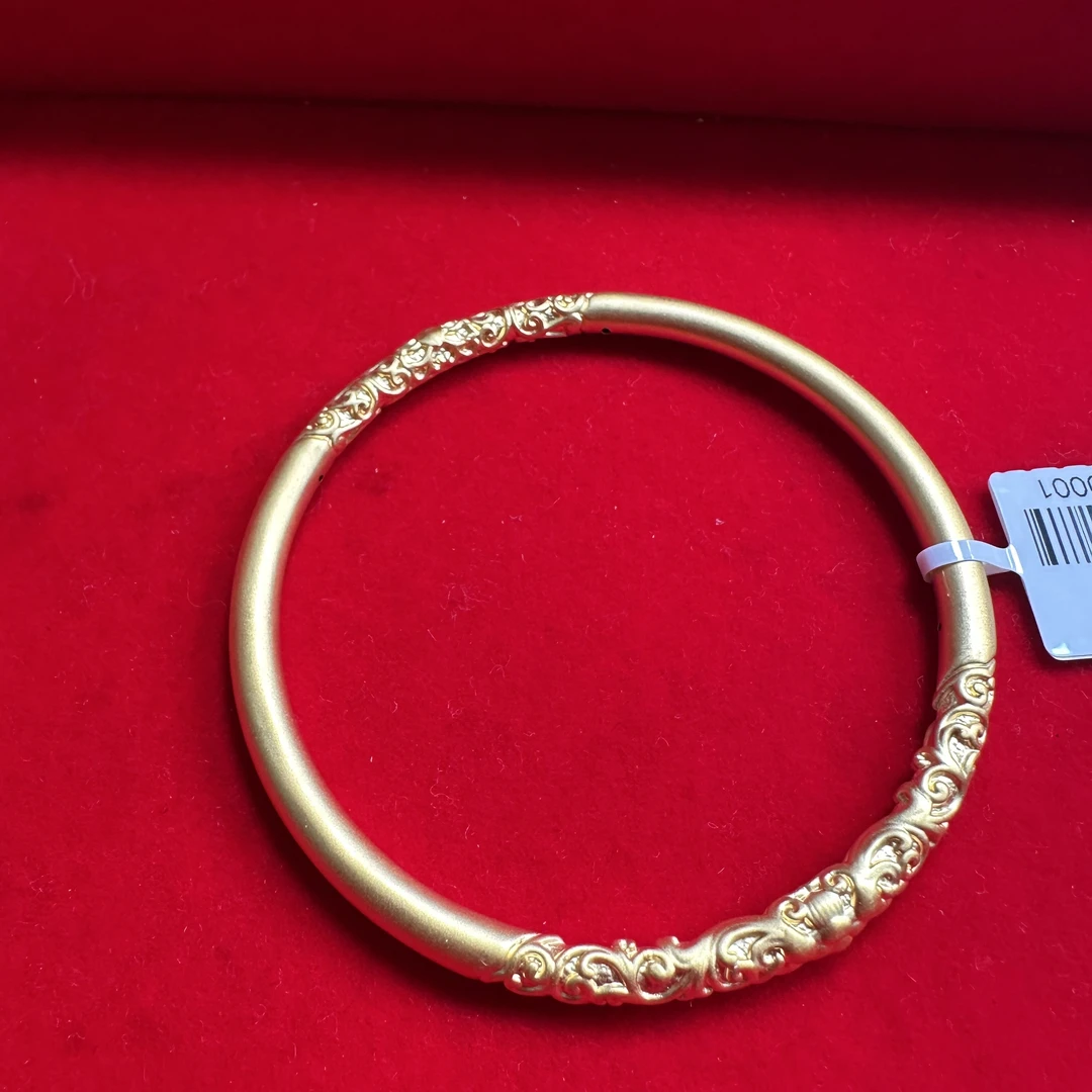 【思思专享】足金999 卷草纹 58  GP  5.18 纳金添福