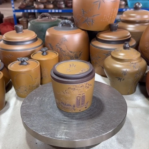 紫砂茶叶罐。。。。。。。。。
