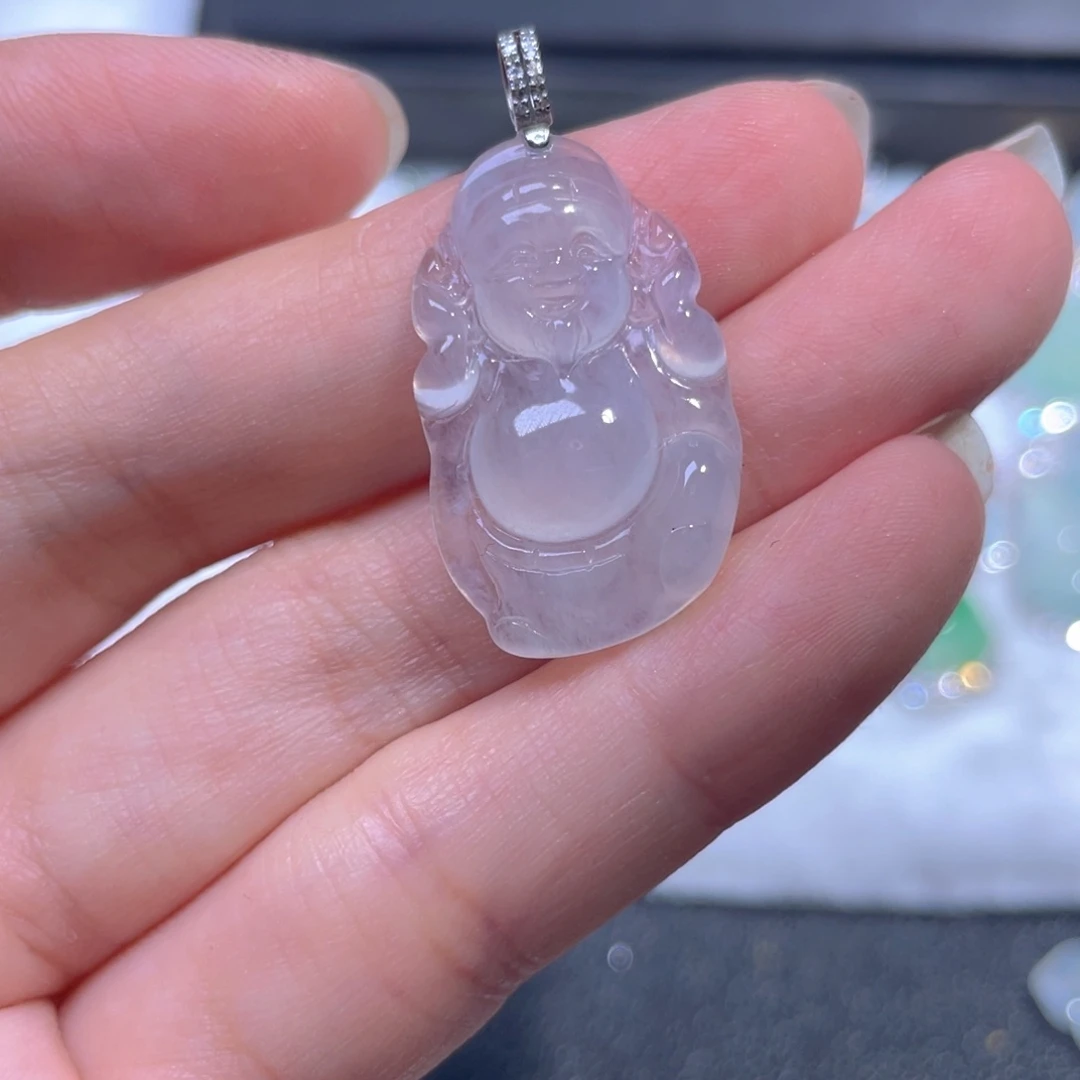 翡翠18K金镶嵌颈饰翡翠