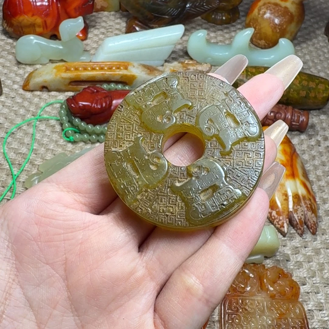 吊坠白玉菩提挂件