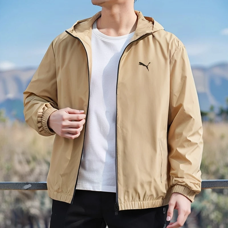 PUMA彪马外套男装25秋季新款梭织薄款男士上衣户外休闲运动服夹克