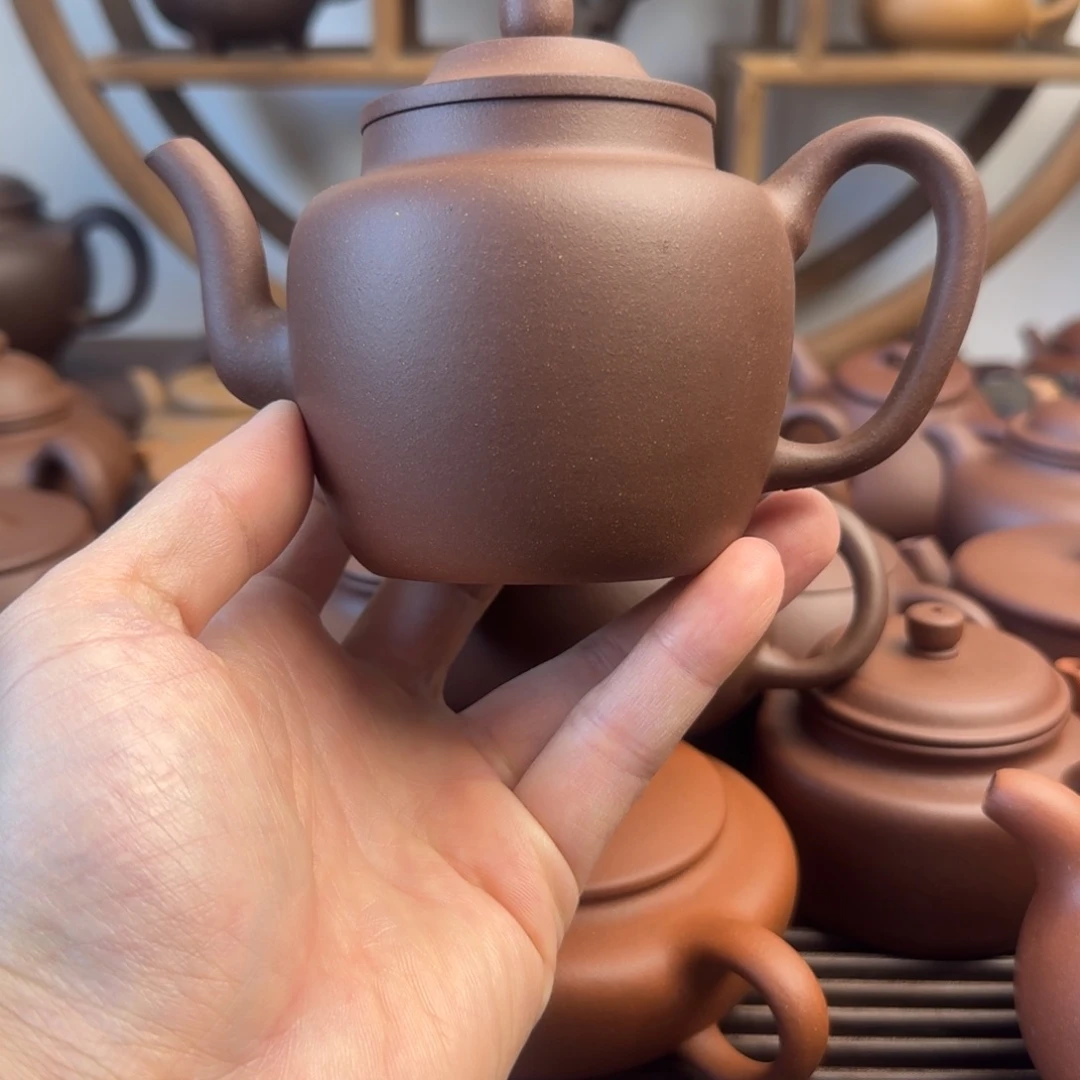 紫砂茶壶宫灯280cc台西嫩底槽清