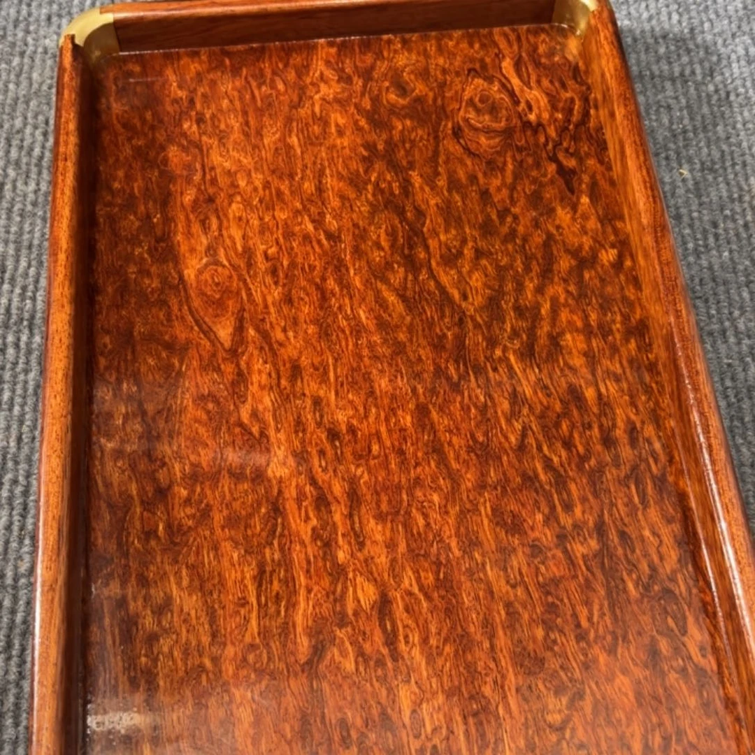 木缅甸花梨独板托盘