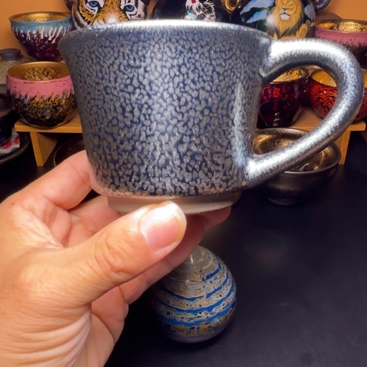 茶盏银钻的咖啡杯