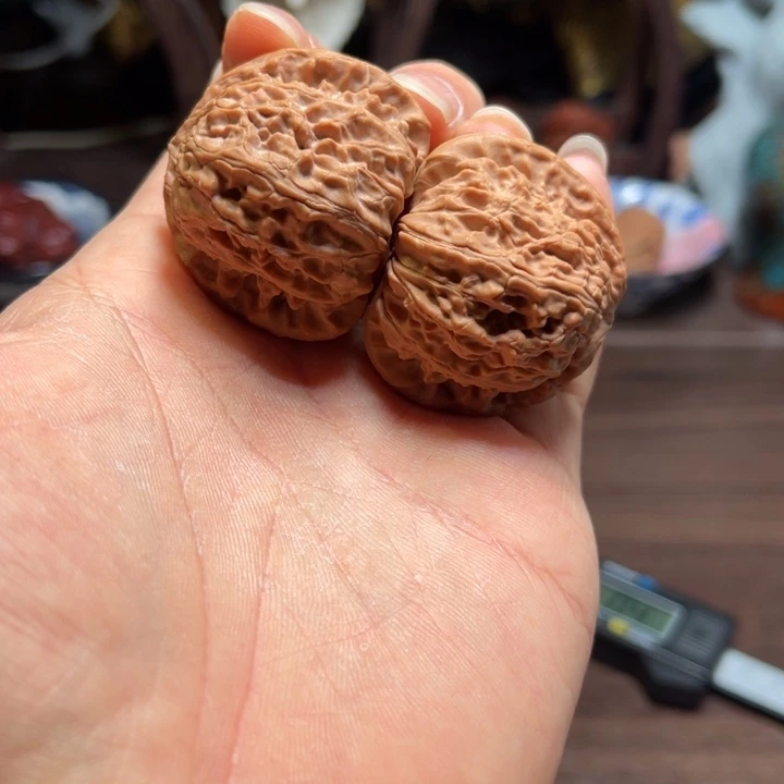 文玩核桃吊坠39白狮子