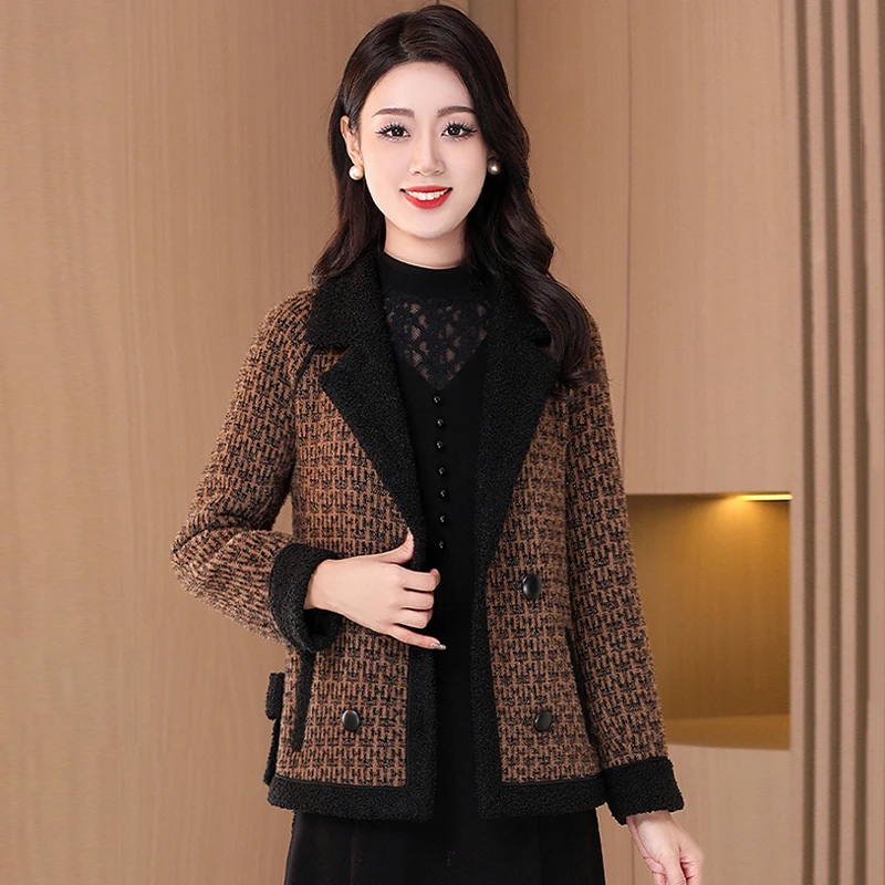 【外套】爆款气质时尚高端大气减龄收腰显瘦小香风短款外套-15939-q