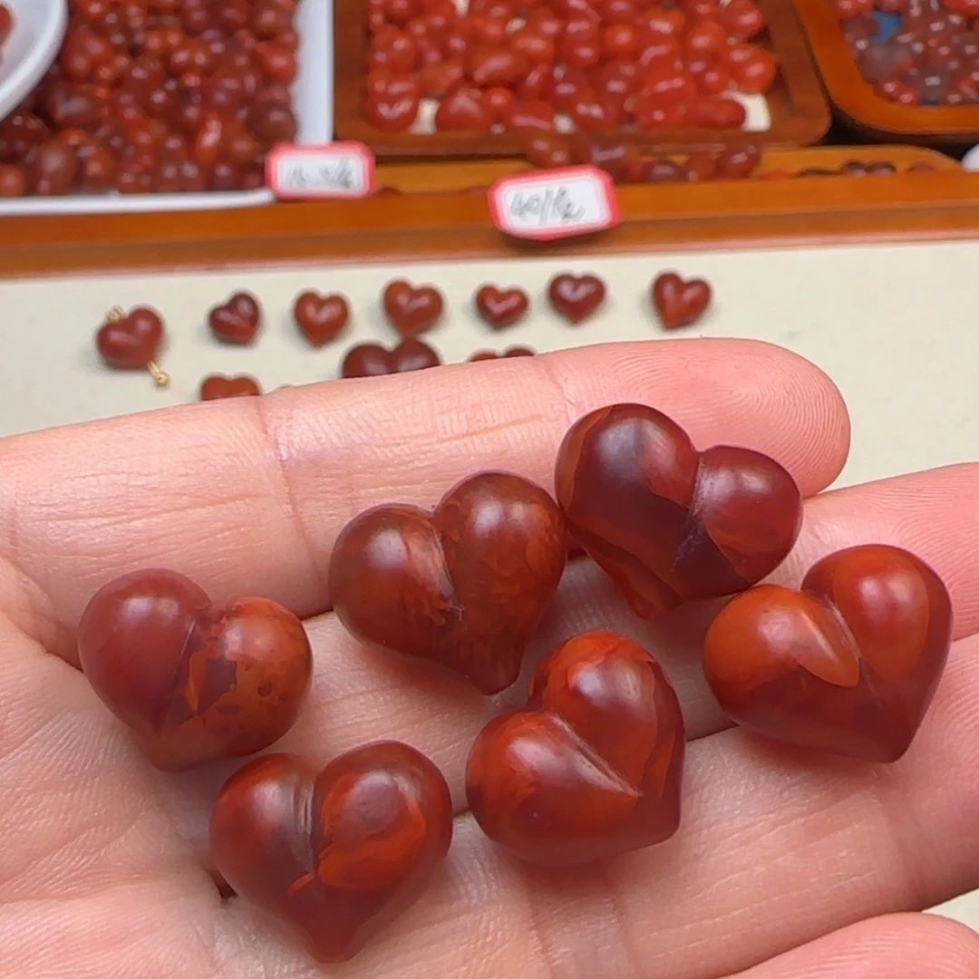 花***啦南红玛瑙未镶嵌挂件打孔不退换