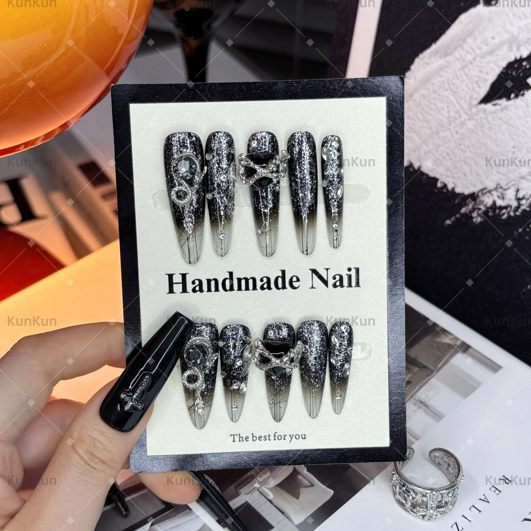 【黑纱】KK·纯手工穿戴甲