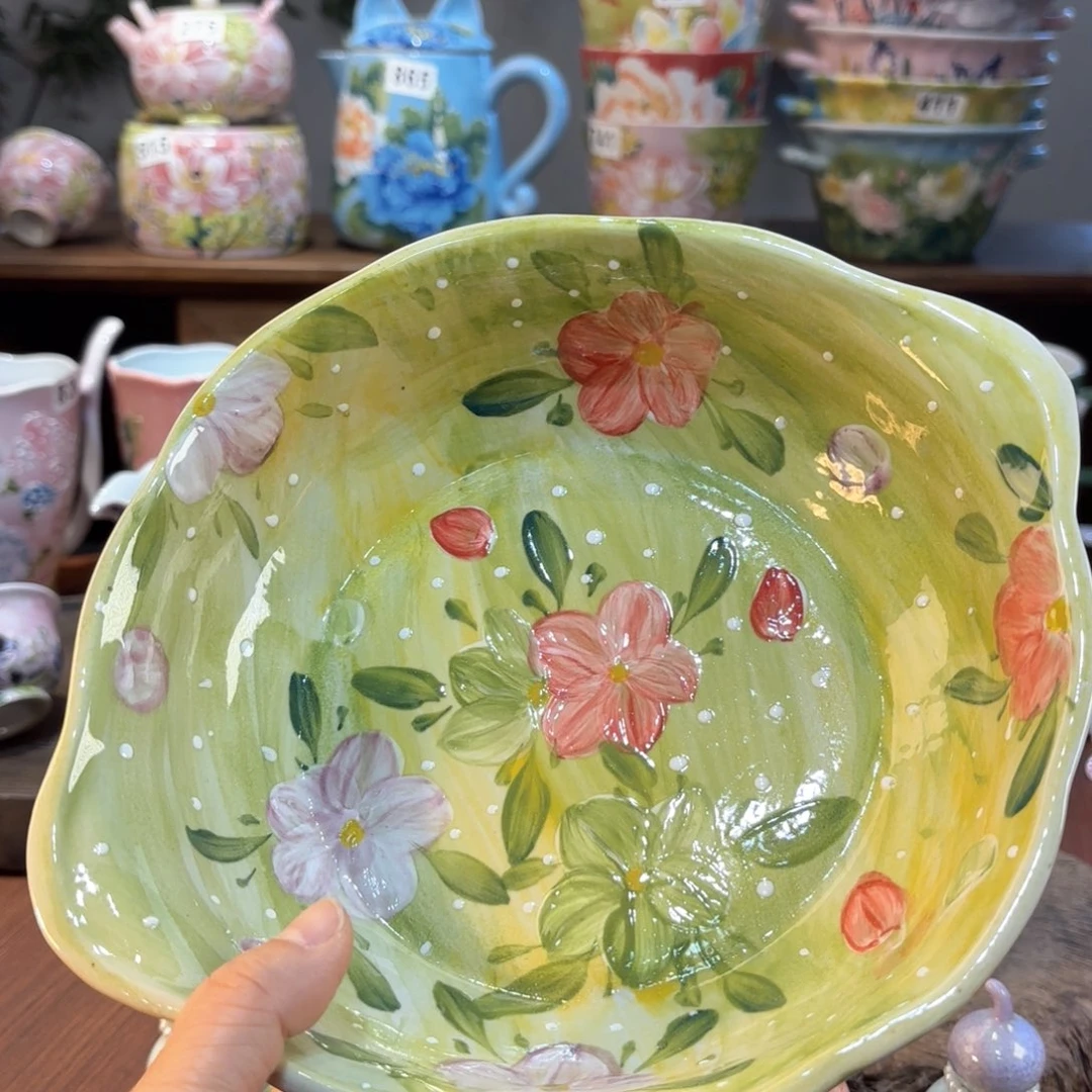 景德镇手绘高温釉下彩陶瓷茶具