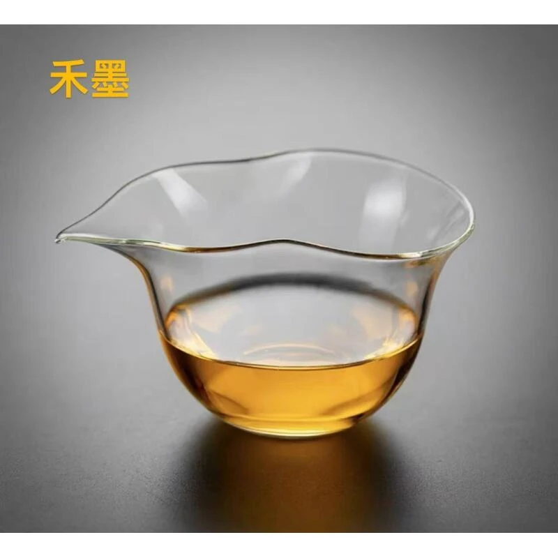 加厚耐热玻璃公道杯分茶器日式高档公道杯简约高透葫芦公杯