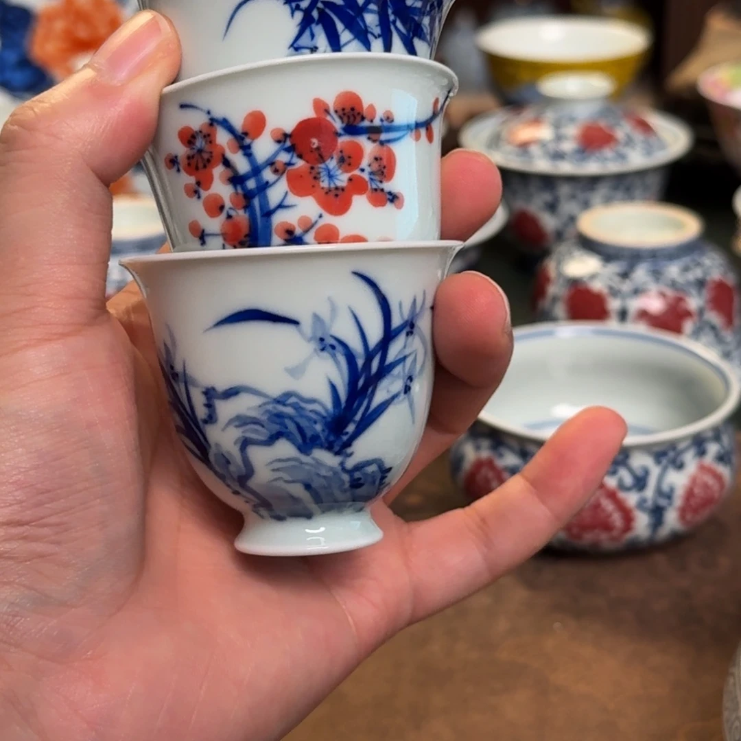 纯手工手绘陶瓷茶具