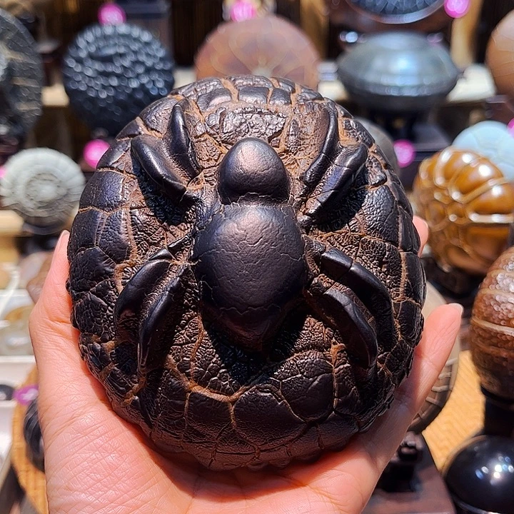 d***y石材龟纹石精品摆件