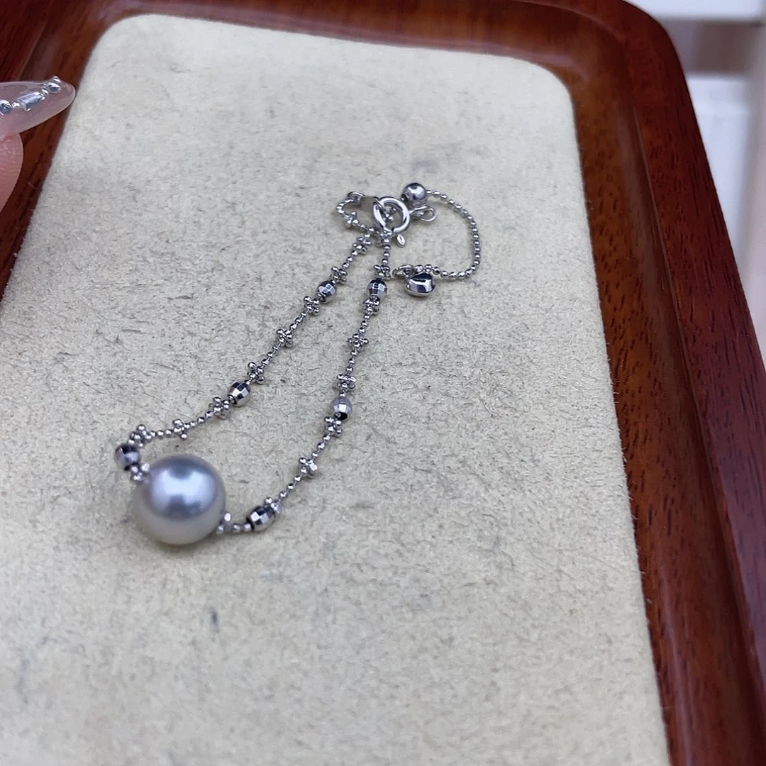 海水珍珠颈饰银S925镶嵌