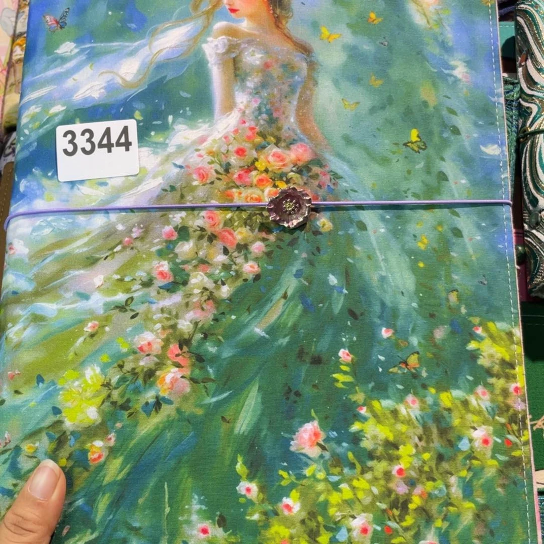 艺***筌织绣A4活页加方格纸3344