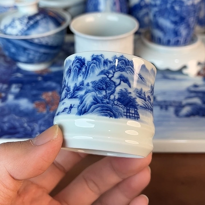 瓷片景德镇全手工手绘陶瓷