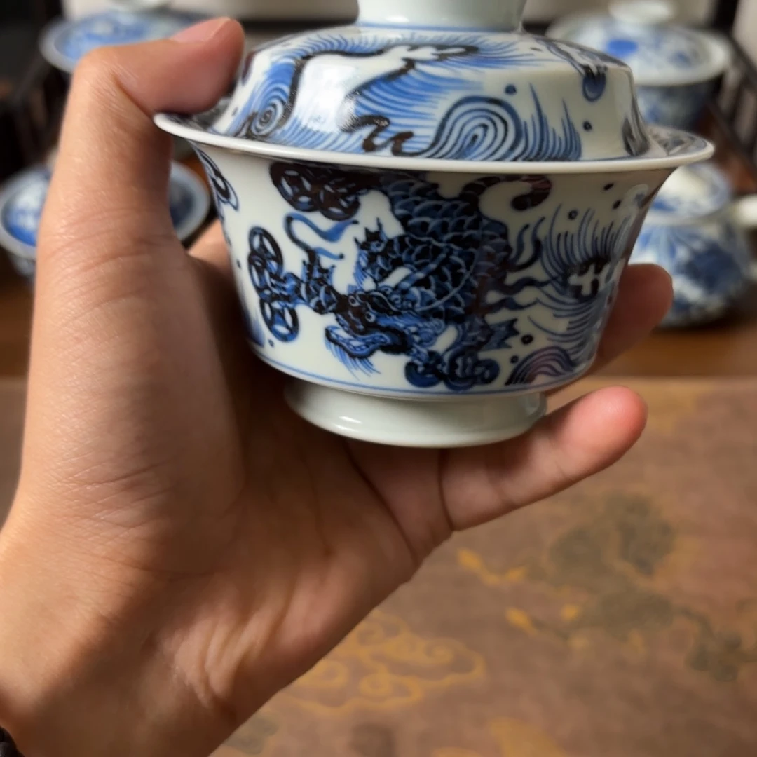 摆件景德镇手绘茶器