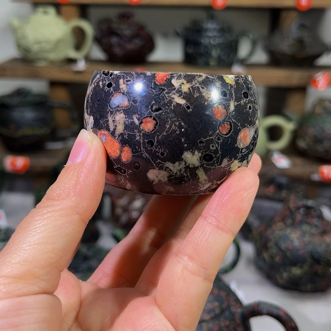 石材梅花玉安山玉微暇