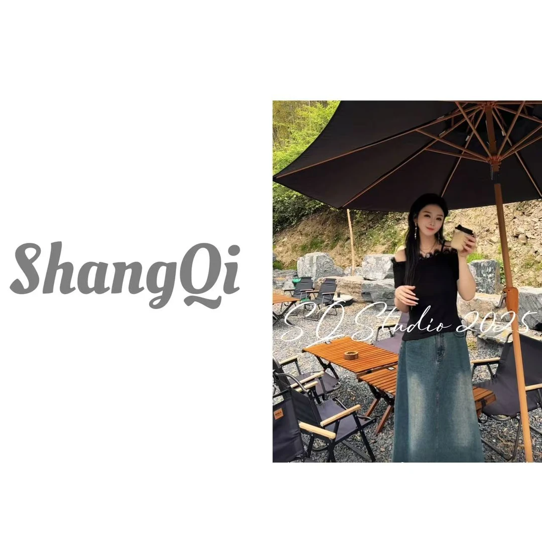 【东京时报牛仔半裙】显瘦气质百搭休闲半身裙--CY-4卡码拍小