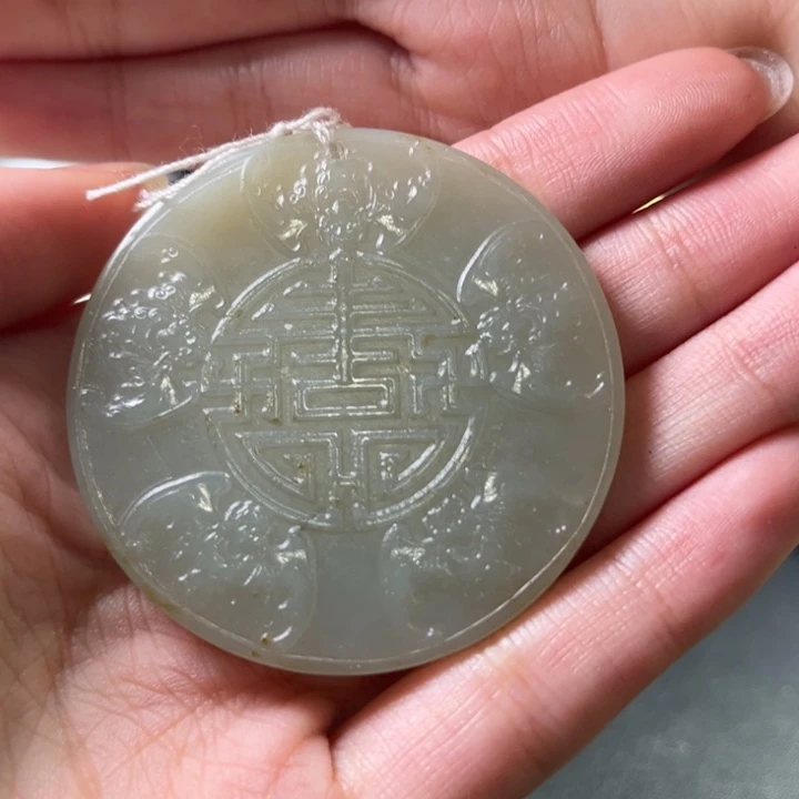 和田玉挂件未镶嵌外****8