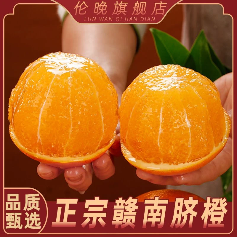 正宗赣南脐橙现摘现发当季鲜果 净重4.5斤/9斤D
