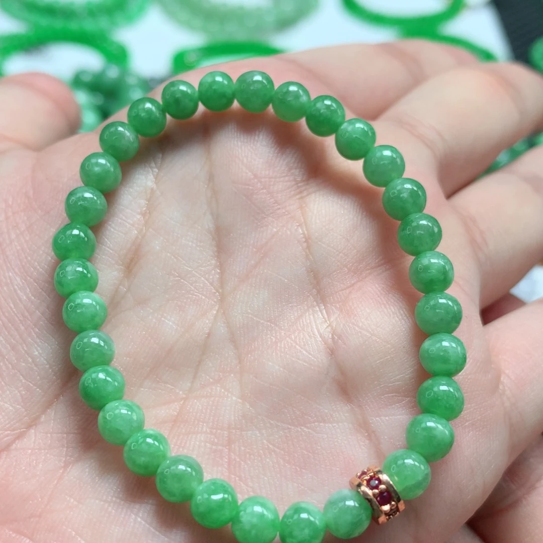 未镶嵌手链翡翠翡翠