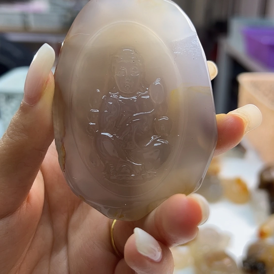 玛瑙/玉髓未镶嵌吊坠(不含链)