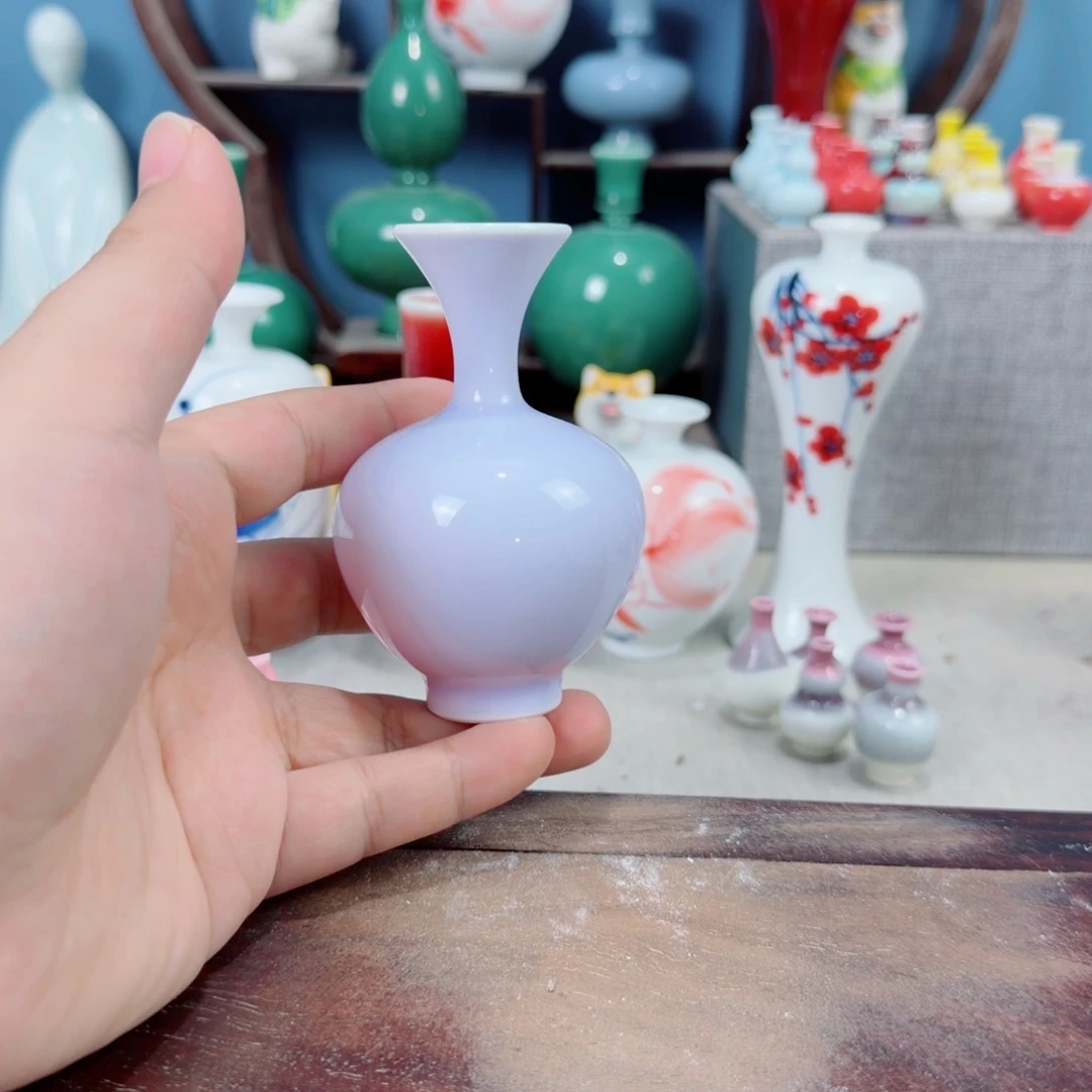 陶瓷手工小花器摆件