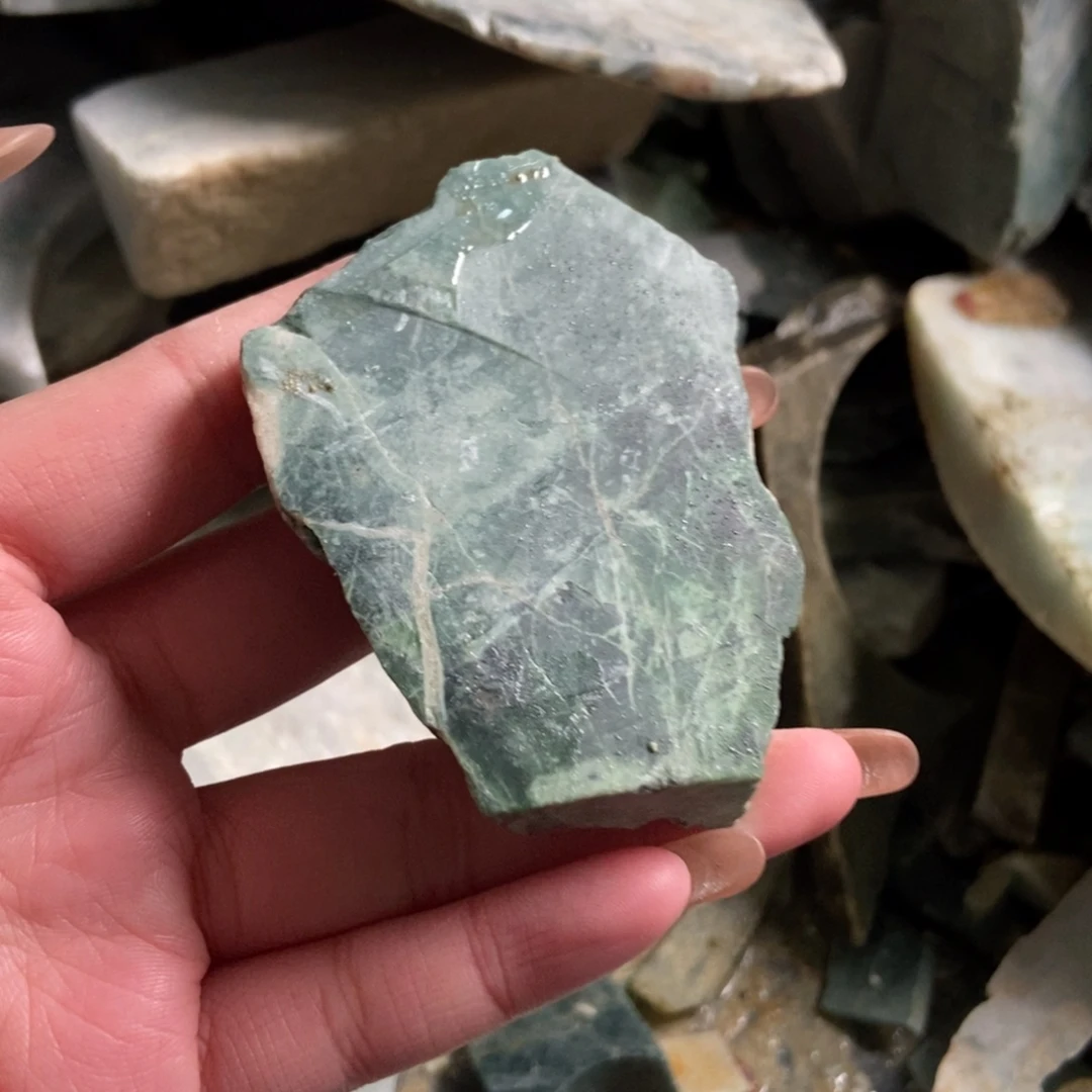 翡翠未镶嵌挂件天然翡翠